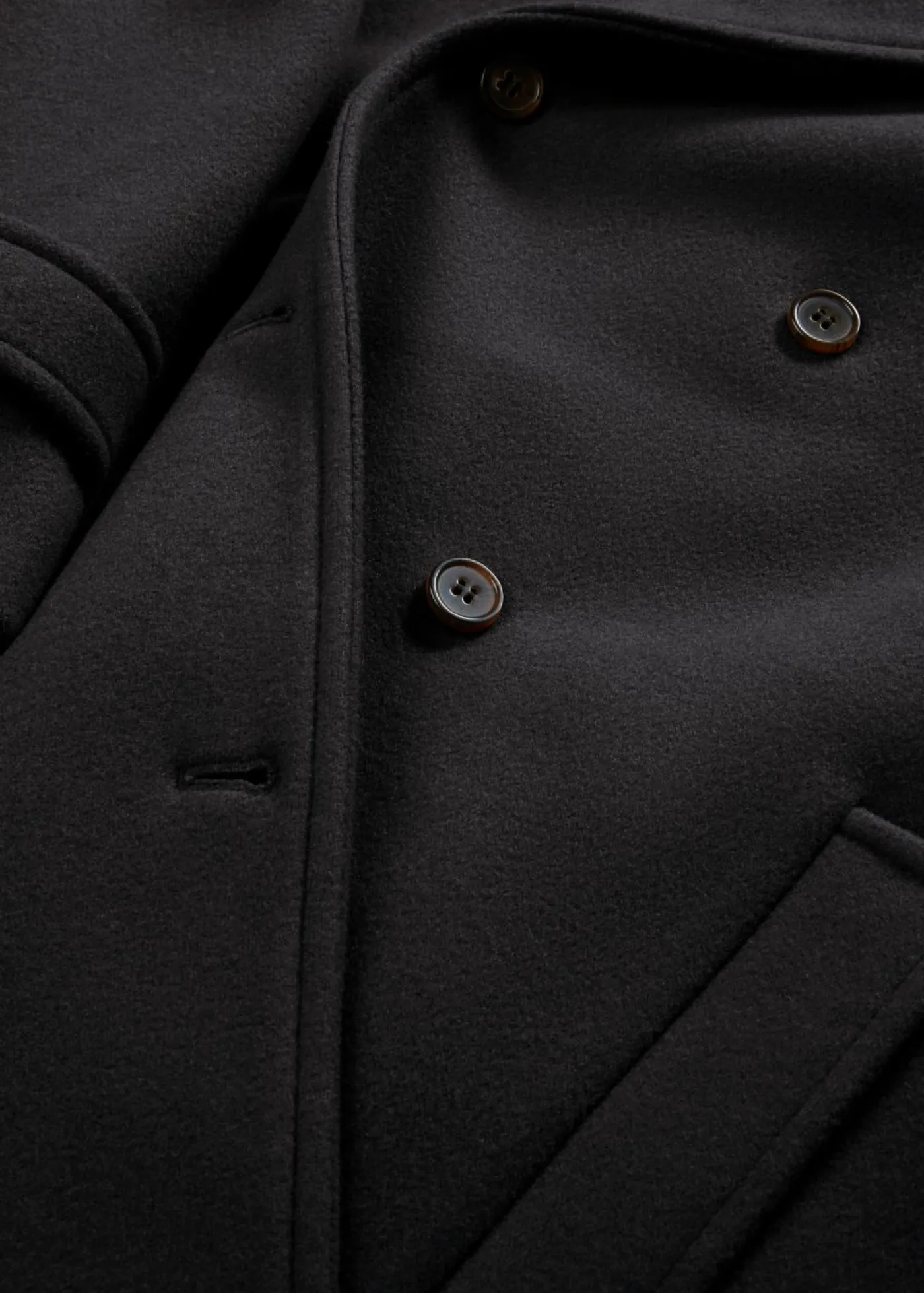 bonprix bonprix Chaquetas Y Abrigos·Abrigos>Abrigo tipo americana con lana Negro