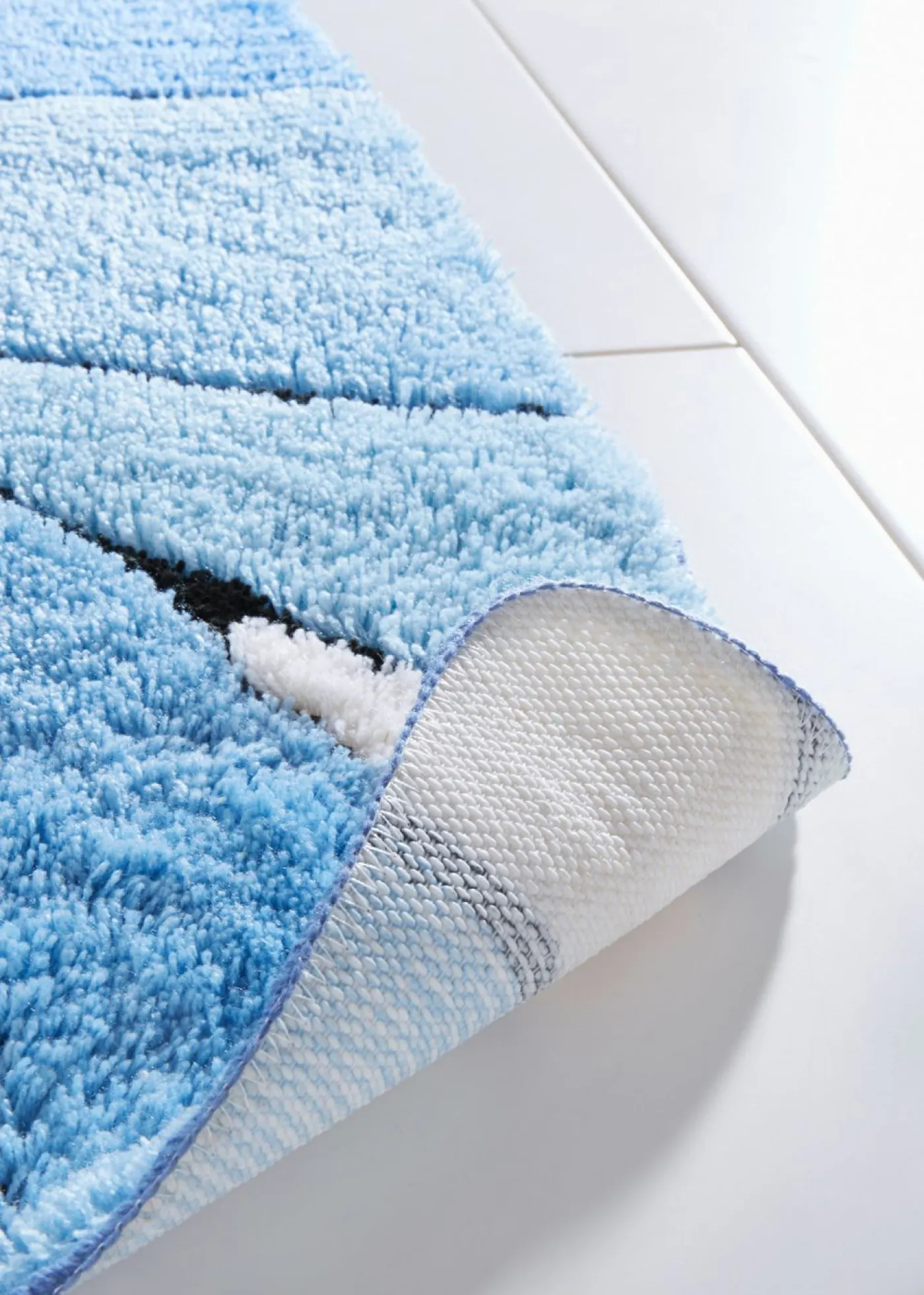 bonprix bonprix Muebles De Baño·Alfombrillas De Baño|Alfombrillas De Baño>Alfombra de baño de pelo alto Azul