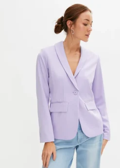 bonprix bonprix Blazers>Americana con botones Violeta claro