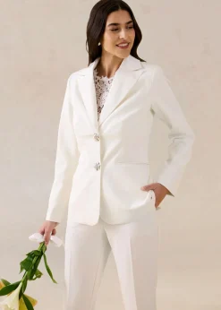 Mujer bonprix bonprix Americana con botones decorativos