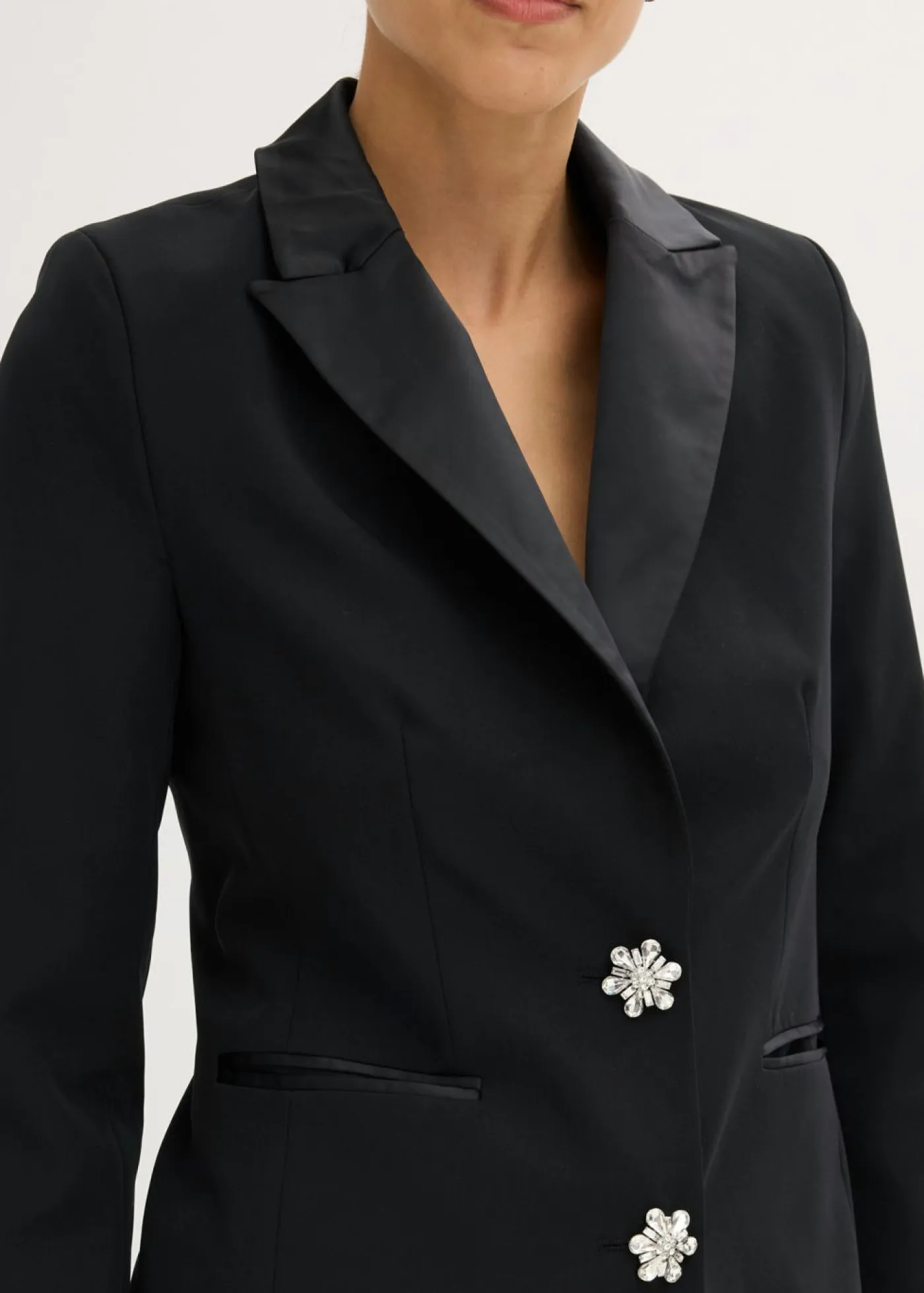 Mujer bonprix bonprix Americana con botones decorativos