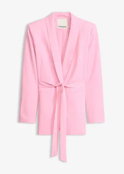 bonprix bonprix Blazers|Novedades>Americana con cinturón Rosa