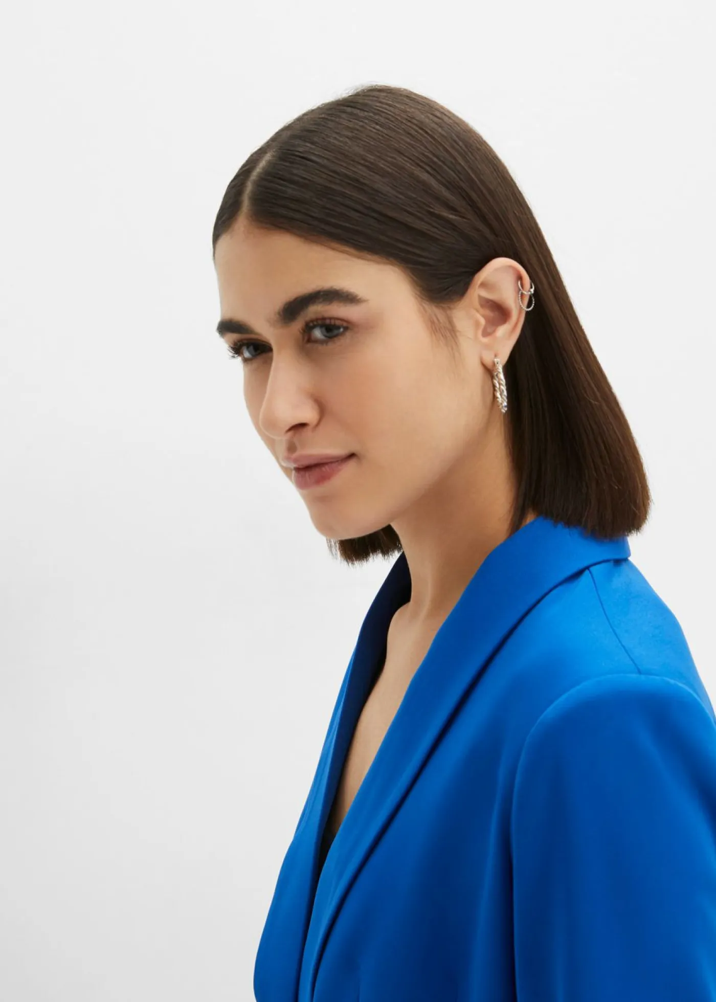 bonprix bonprix Blazers|Novedades>Americana con cinturón Azul ártico