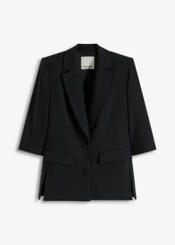 bonprix bonprix Blazers>Americana con hombros marcados en tendencia Negro
