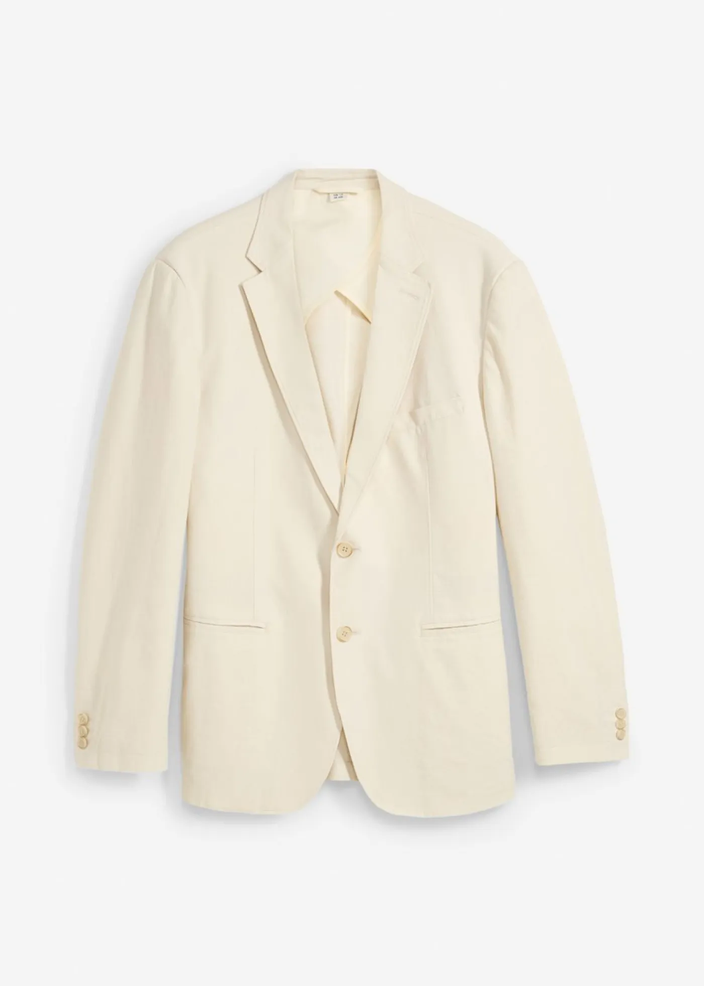 Hombre bonprix bonprix Americana con lino y corte recto