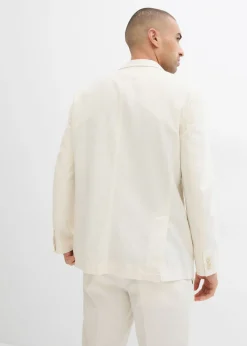 Hombre bonprix bonprix Americana con lino y corte recto