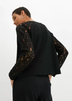 Mujer bonprix bonprix Americana con mangas de encaje