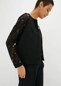 Mujer bonprix bonprix Americana con mangas de encaje