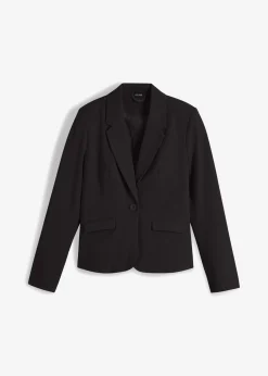 bonprix bonprix Blazers>Americana corta con bolsillos Negro