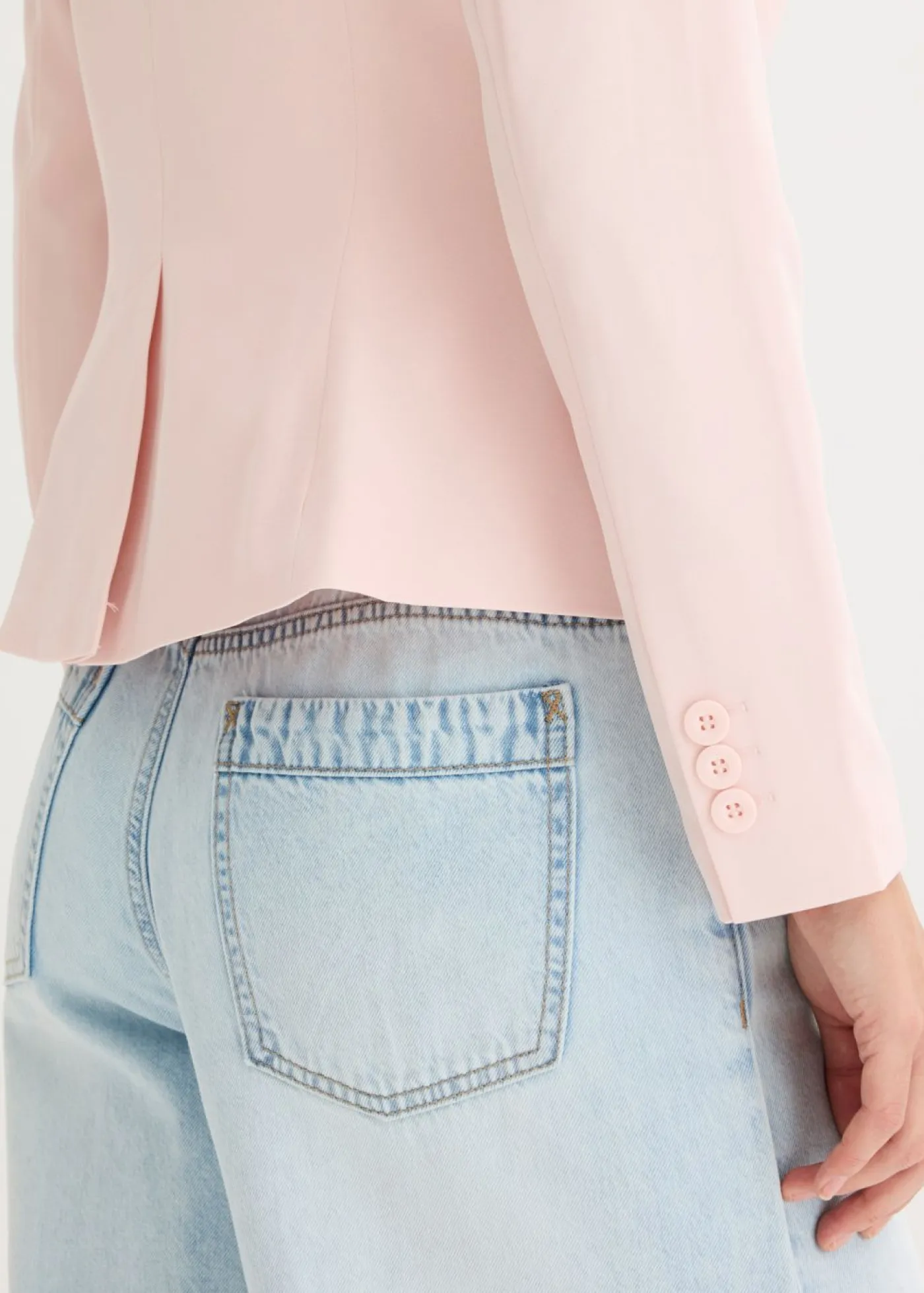 Mujer bonprix bonprix Americana corta con bolsillos