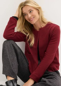 Mujer bonprix bonprix Americana corta de punto