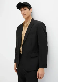 bonprix bonprix Trajes>Americana de corte regular Negro