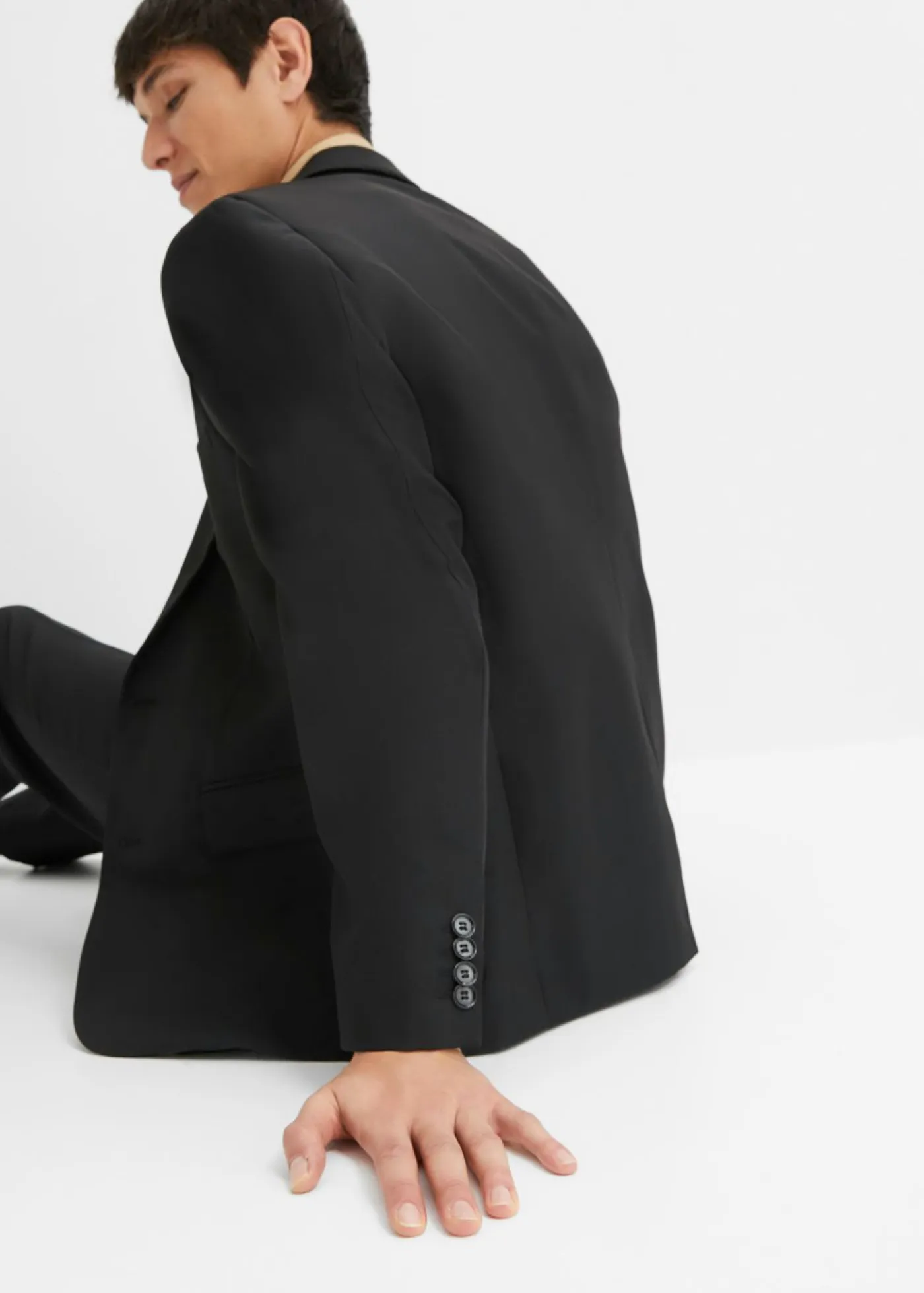 bonprix bonprix Trajes>Americana de corte regular Negro