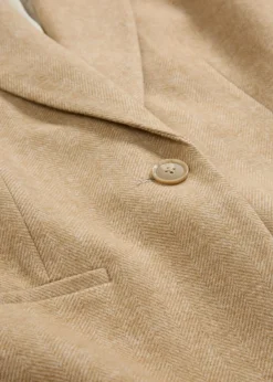 Mujer bonprix bonprix Americana de lana con patrón en espiga