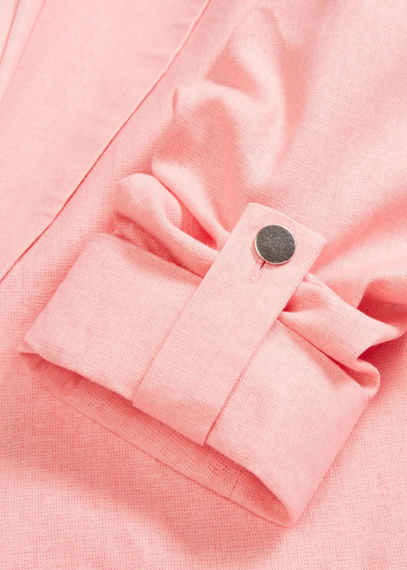 bonprix bonprix Blazers|Novedades>Americana de lino con mangas fruncidas rosa pálido