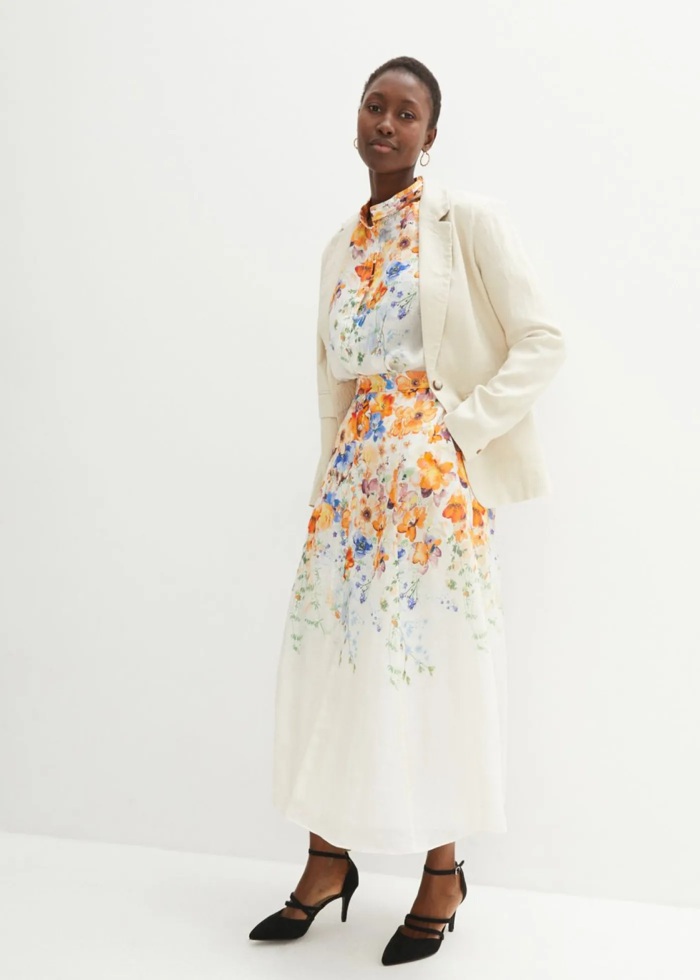 Mujer bonprix bonprix Americana de lino puro