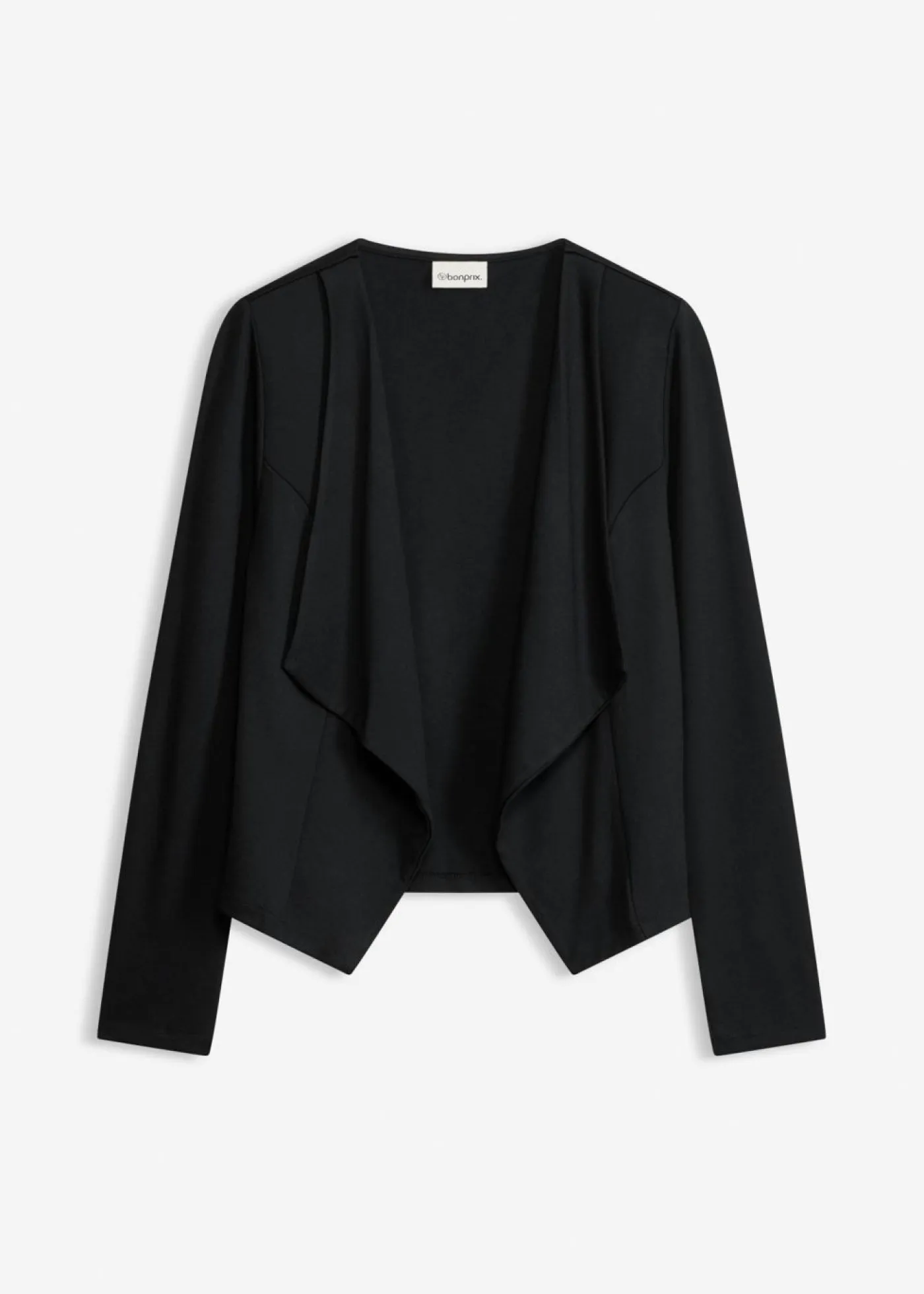bonprix bonprix Blazers>Americana de punto de mezcla de viscosa Negro