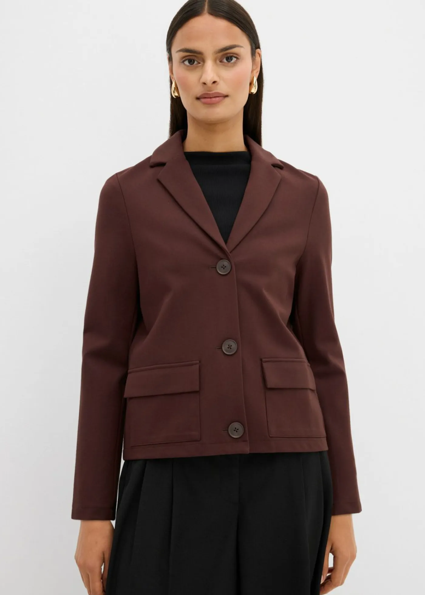 Mujer bonprix bonprix Americana de tejido Punto di Roma