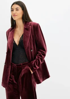 Mujer bonprix bonprix Americana de terciopelo suave