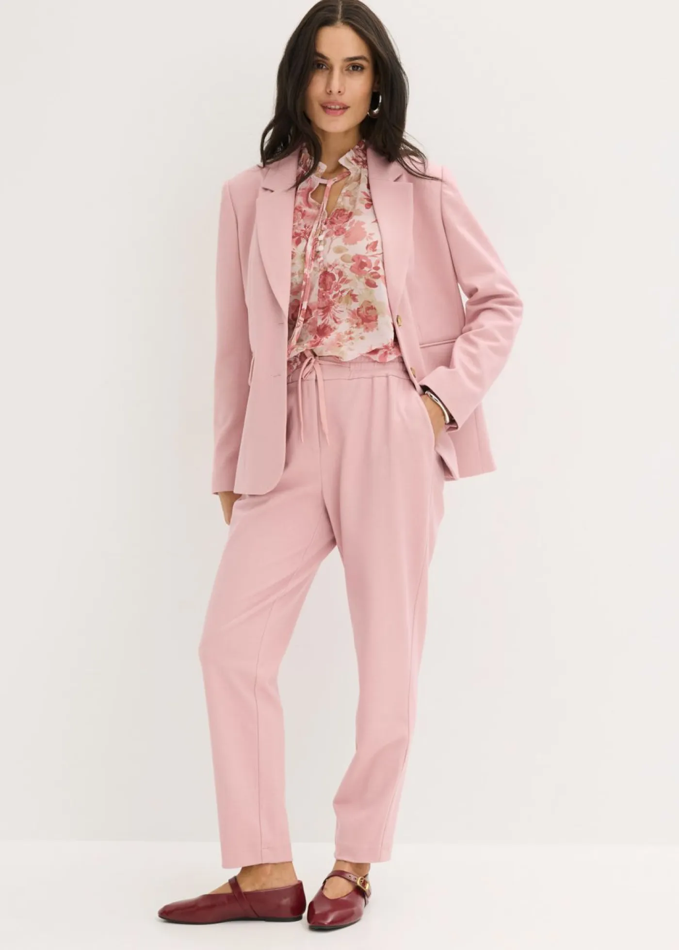 Mujer bonprix bonprix Americana elástica de una sola fila