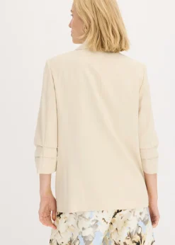 Mujer bonprix bonprix Americana holgada de viscosa con mangas 3/4