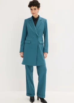 Mujer bonprix bonprix Americana larga con escote en V y mangas largas