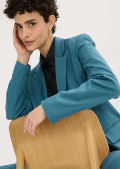 Mujer bonprix bonprix Americana larga con escote en V y mangas largas