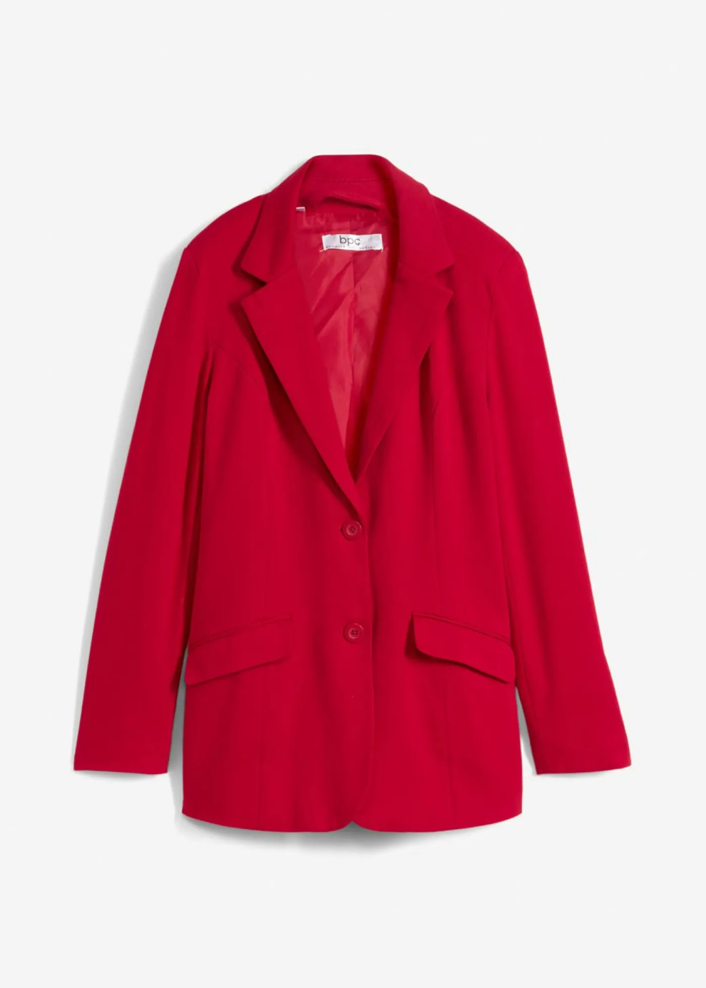 bonprix bonprix Blazers>Americana larga de punto de algodón rojo cayena