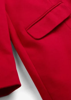 bonprix bonprix Blazers>Americana larga de punto de algodón rojo cayena