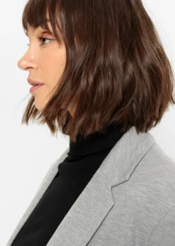 Mujer bonprix bonprix Americana larga de punto con bolsillos