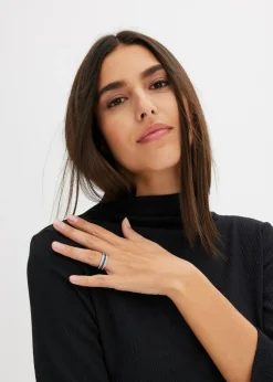 Mujer bonprix bonprix Anillo decorado con piedras brillantes