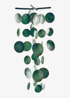 bonprix bonprix Muebles De Exterior·Decoración E Iluminación De Jardín|Figuras Y Accesorios Decorativos>Atrapasueños Boltze con conchas Verde oscuro