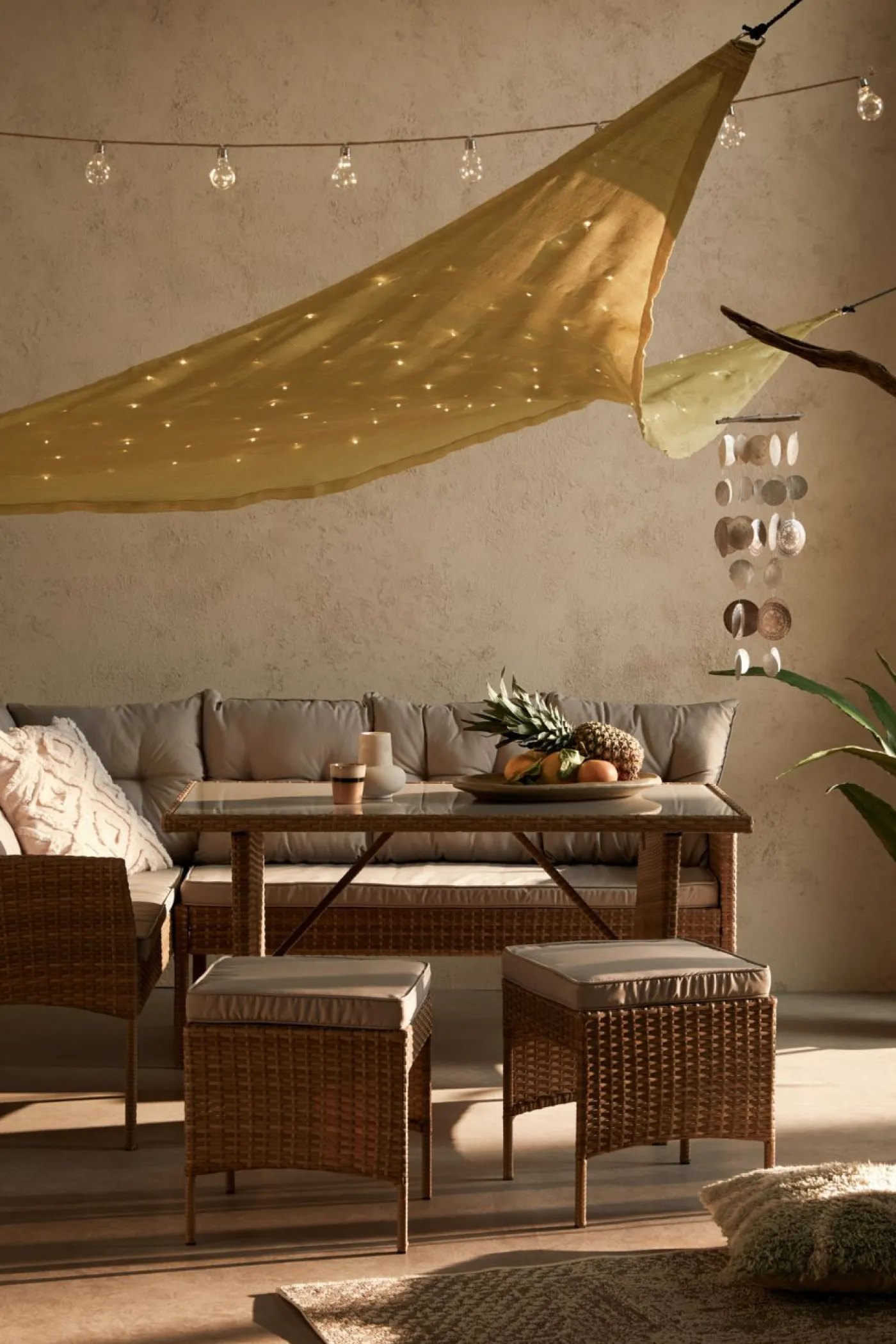 bonprix bpc living bonprix collection Muebles De Exterior·Decoración E Iluminación De Jardín|Decoración Barata>Atrapasueños Boltze con conchas Marrón grisáceo-crema