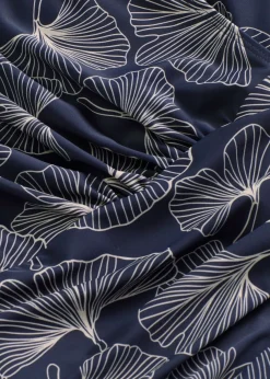 bonprix bonprix Bañadores>Bañador con efecto moldeador medio y efecto cruzado Azul marino