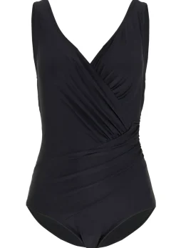 Mujer bonprix bonprix Bañador con efecto moldeador medio y efecto cruzado