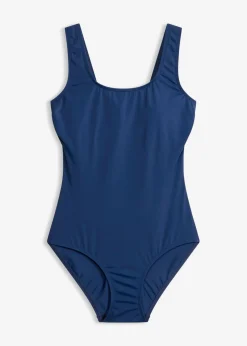 bonprix bonprix Bañadores>Bañador con escote alto en la espalda Azul almirante