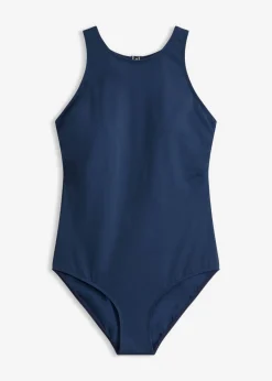 bonprix bonprix Bañadores>Bañador con escote pronunciado en la espalda Azul marino