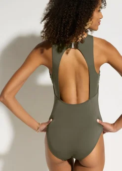 Mujer bonprix bonprix Bañador con escote pronunciado en la espalda