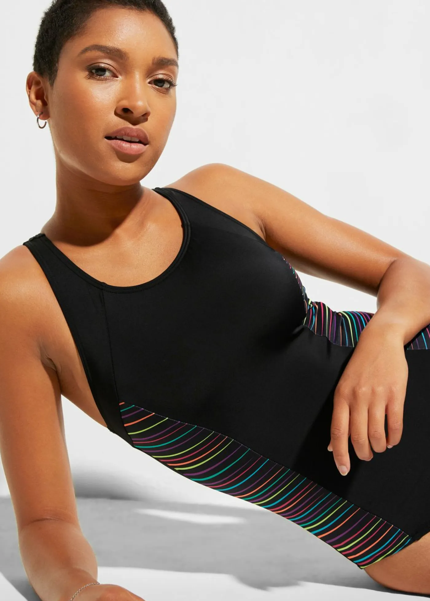 Mujer bonprix bonprix Bañador con inserción lateral