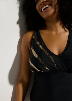 Mujer bonprix bonprix Bañador con lentejuelas