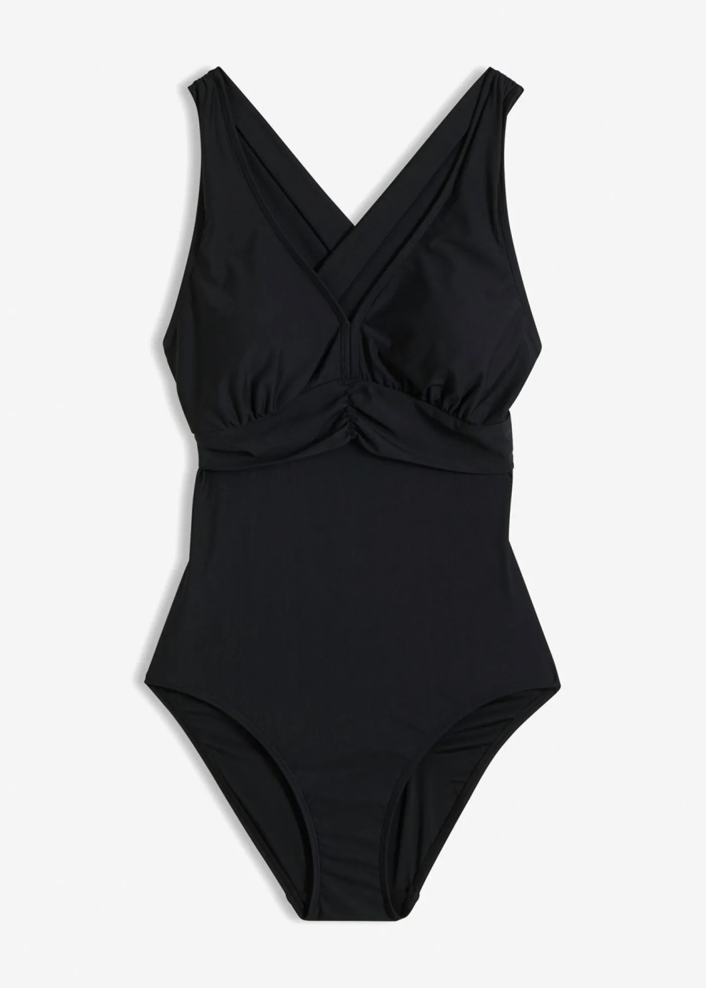 bonprix bonprix Vestidos Moldeadores|Bañadores>Bañador con ligero efecto moldeador y tirantes cruzados Negro