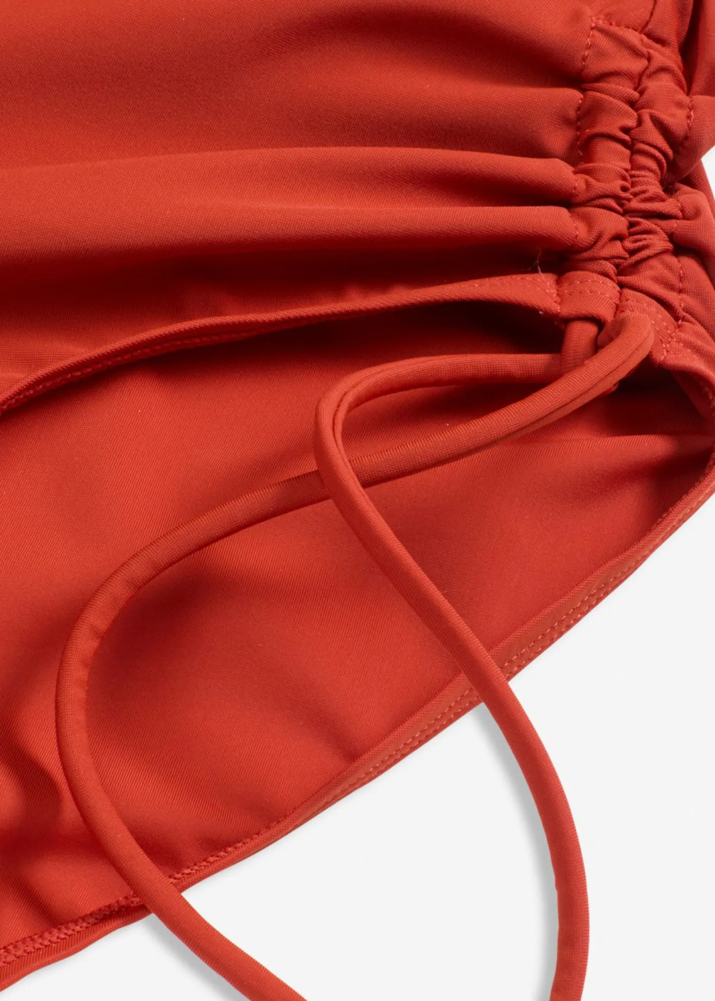 bonprix bonprix Vestidos Moldeadores|Bañadores>Bañador con ligero efecto moldeador y cordones naranja óxido