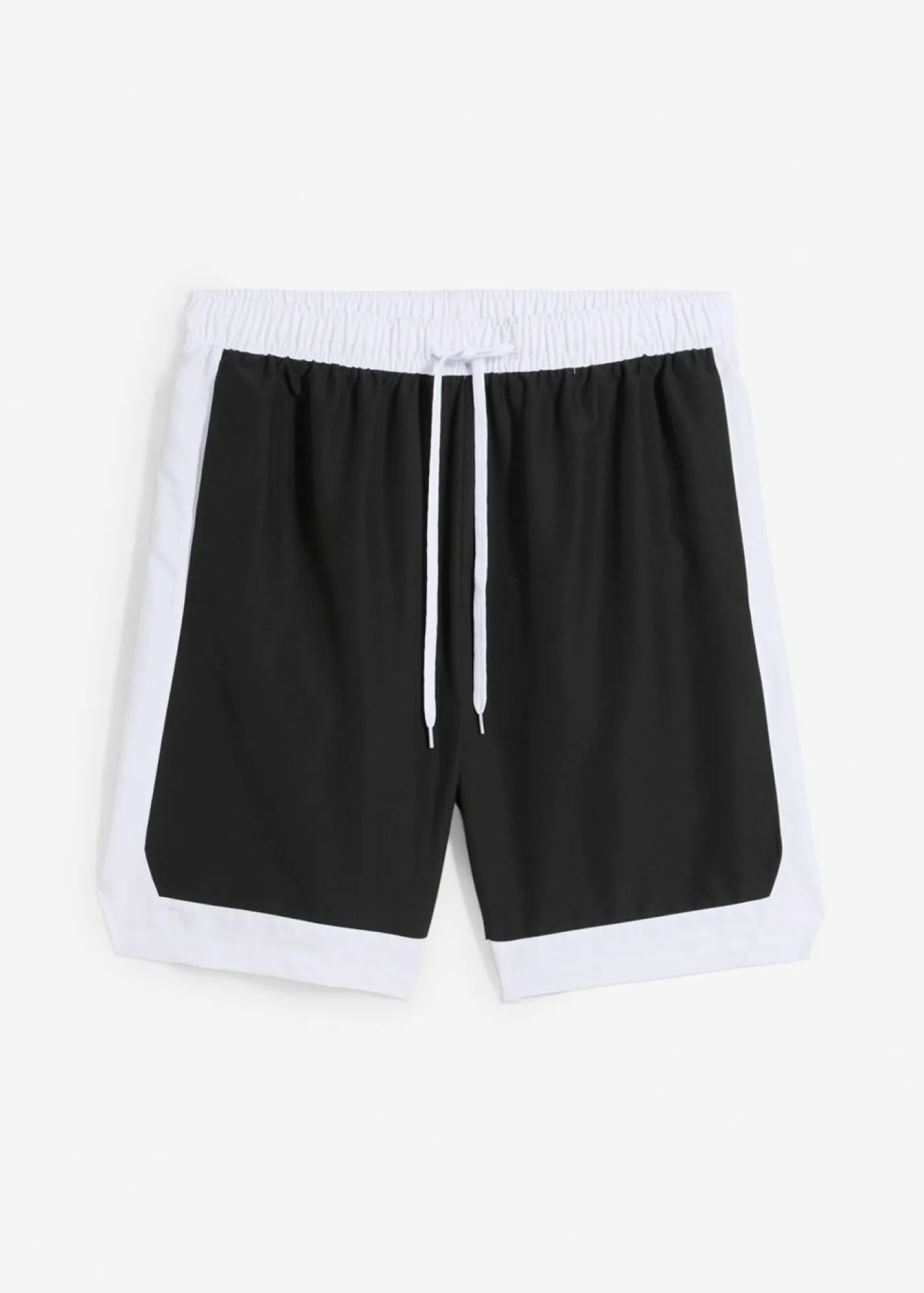 bonprix bonprix Trajes De Baño|Ropa De Playa>Bañador de hombre Negro-blanco