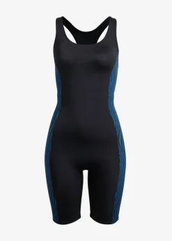 bonprix bonprix Ropa De Baño Deportiva|Bañadores>Bañador deportivo de material de secado rápido con perneras Negro/Azur