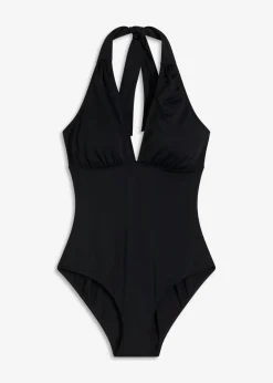 Mujer bonprix bonprix Bañador halter con profundo escote en V