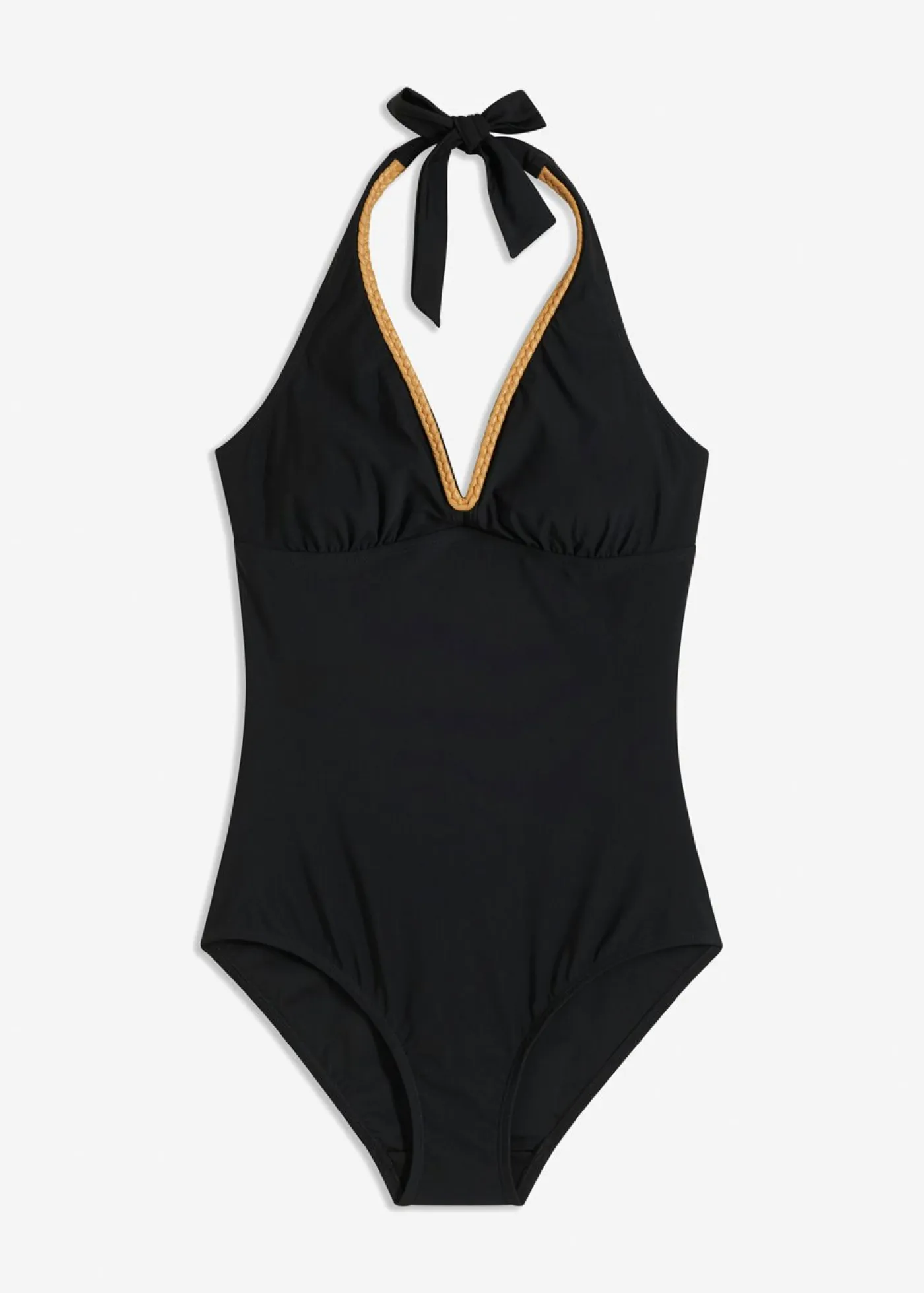 bonprix bonprix Vestidos Moldeadores|Bañadores>Bañador moldeador con efecto reductor intermedio Negro