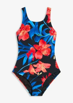 bonprix bonprix Vestidos Moldeadores|Bañadores>Bañador moldeador con efecto reductor intermedio Negro