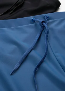 bonprix bonprix Trajes De Baño|Ropa De Playa>Bañador (2 unidades) negro-índigo claro