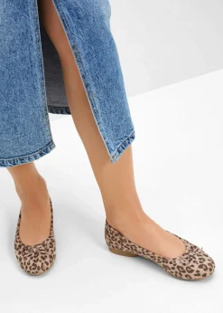 bonprix Jana Zapatos De Marca·Jana|Zapatos Primavera-Verano>Bailarina Jana estampado leo beige