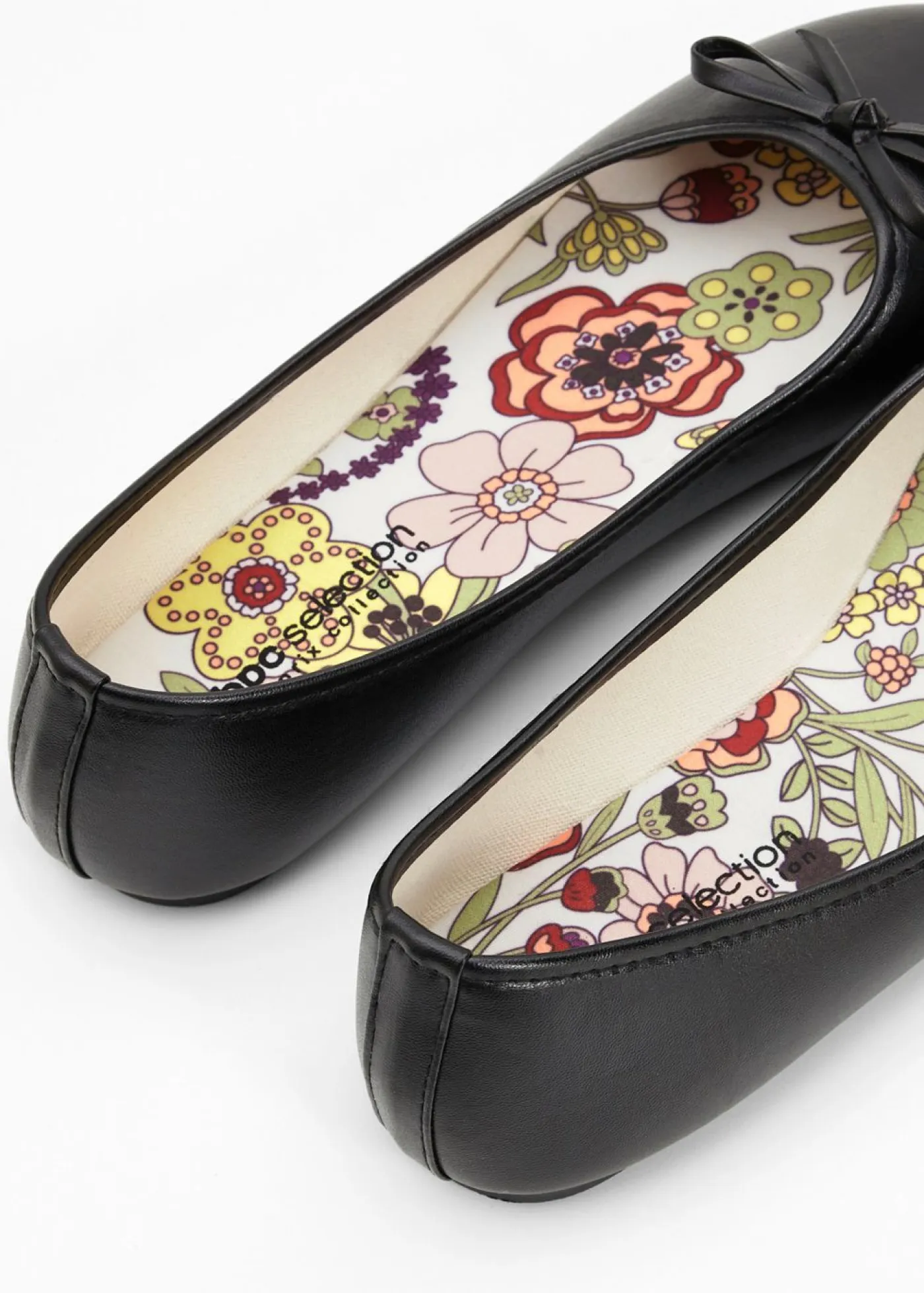 bonprix bonprix Niña·Zapatos|Tendencias·Zapatos Veganos>Bailarinas con lazo Negro